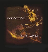 Kiya Heartwood "Bold Swimmer" CD cover and website link.
