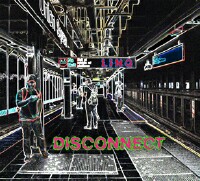 Linq "Disconnect" CD cover and website link.