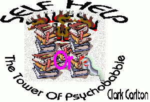 Self Help Or Tower Of Psychobabble graphic and link to Carlton's website.