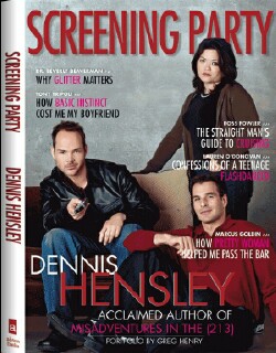 "Screning Patry" cover and link to Dennis' Website.