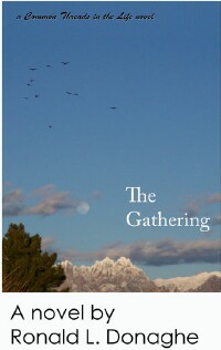 Ronald L Donaghe "The Gathering" cover and link tot he RLD Books website.
